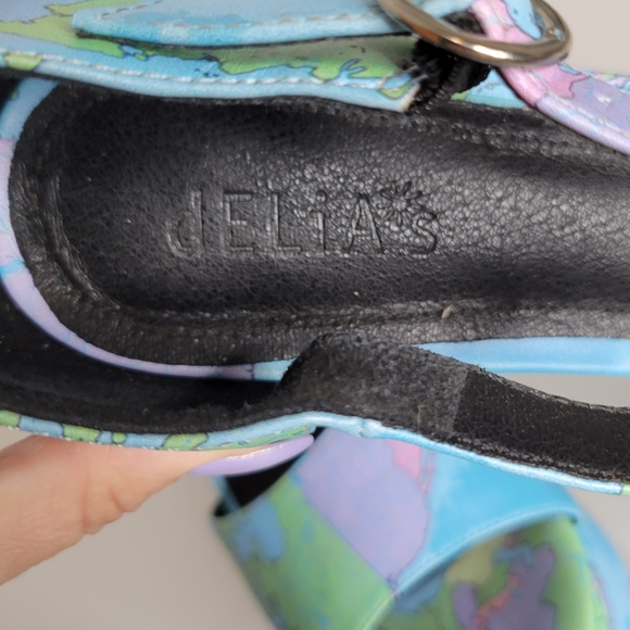 Dolls Kill x Delia's Jet Setter Platform Heels Women's Size 10 - Picture 10 of 12